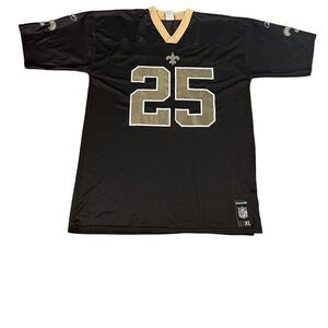 Reebok Reggie Bush New Orleans Saints Black Jersey SIze 52 2XL in good condition